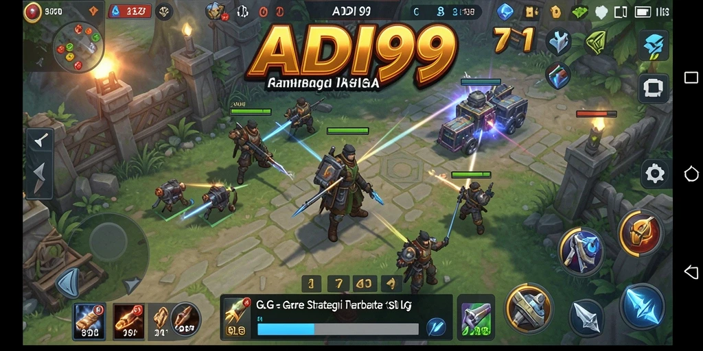 Tampilan gameplay seru dan strategi mendalam di ADI99.