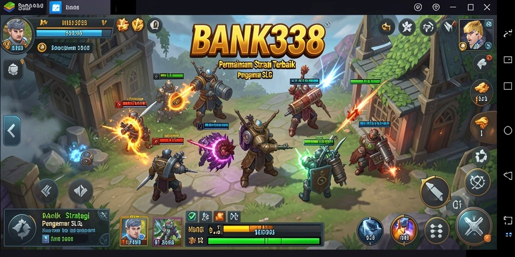 Tampilan gameplay yang seru dan strategis dalam BANK338.