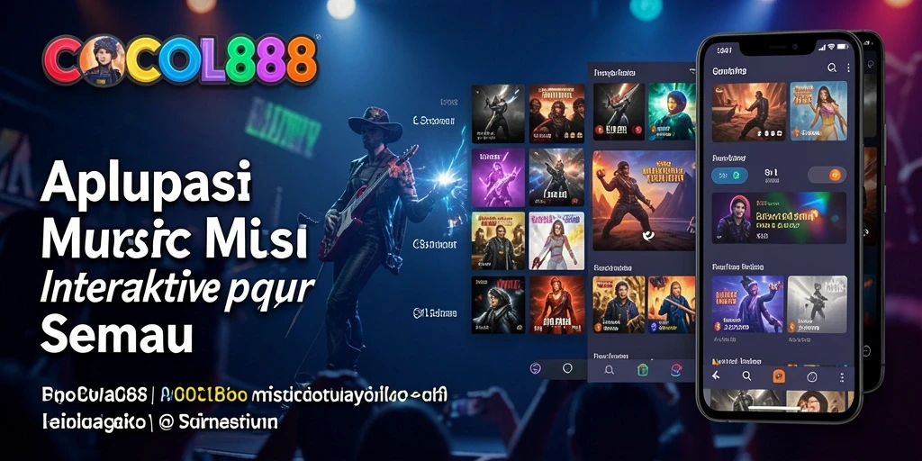 Tampilan gameplay COCOL88 yang penuh energi dan interaksi musik.