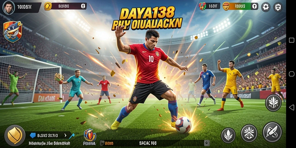 Gameplay DAYA138 yang menampilkan aksi olahraga seru dan grafis memukau.