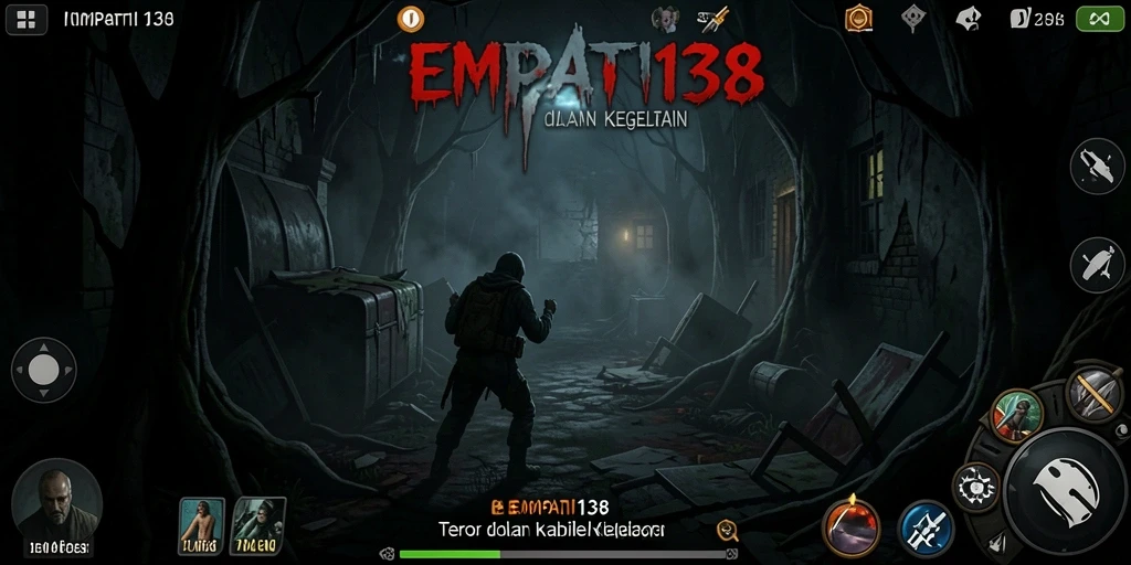 Screenshot gameplay menampilkan momen menegangkan di EMPATI138.