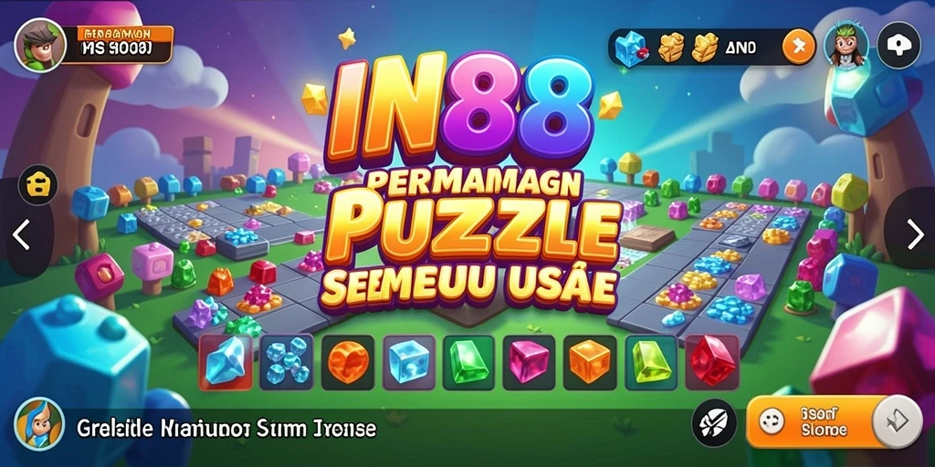Tampilan gameplay IN88 dengan tantangan Puzzle yang menawan.