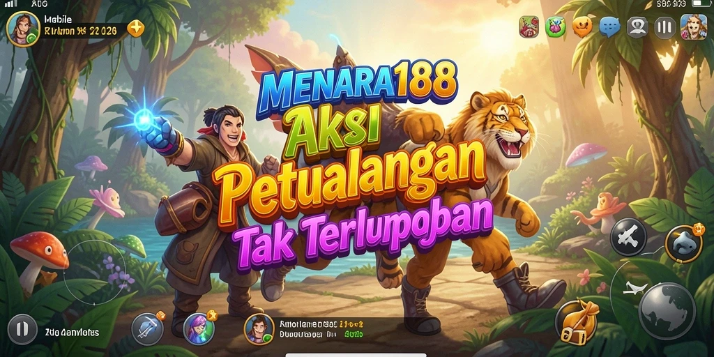 Tampilan gameplay MENARA188 yang penuh aksi dan seru.
