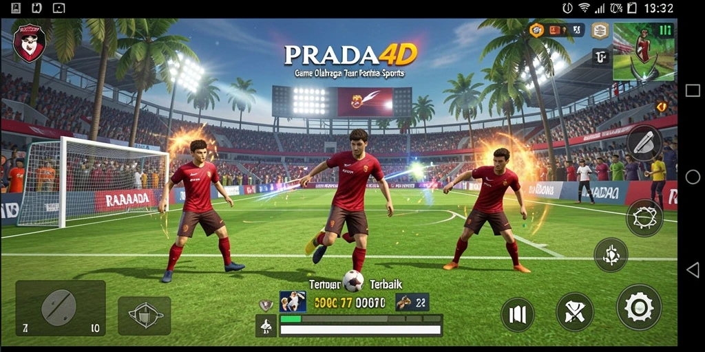 Tangkapan layar PRADA4D menampilkan aksi olahraga yang mendebarkan dan grafis menawan.