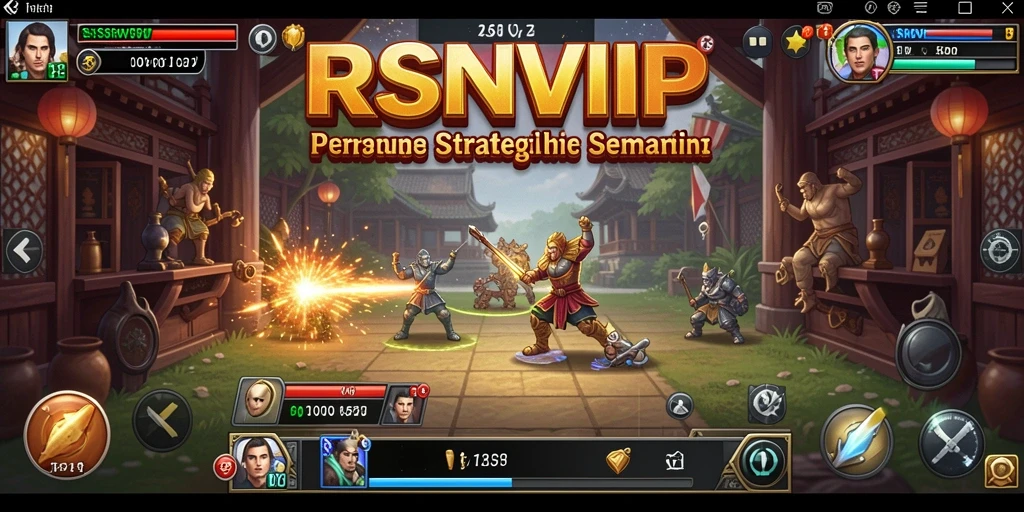 Tampilan menarik dari gameplay SLG RSNVIP yang menantang.
