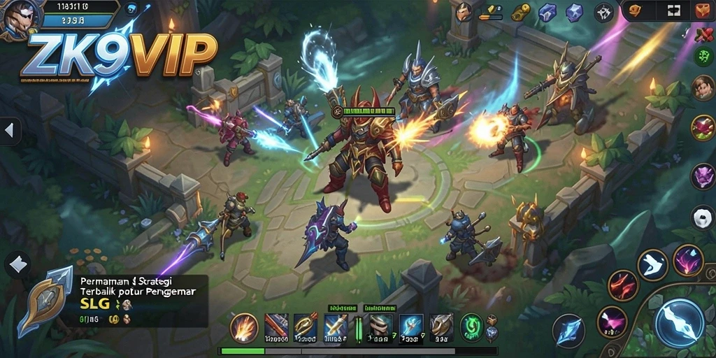 Tampilan gameplay seru dalam ZK9VIP yang penuh strategi.