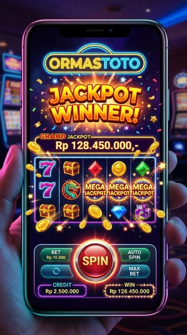 Tampilan utama aplikasi ormastoto yang intuitif.